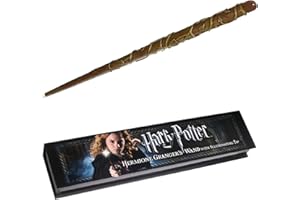 The Noble Collection Harry Potter Hermione Granger's Illuminating Wand - 15in (39cm) Light Up Wand - Officially Licensed Film Set Movie Props Wand Gifts