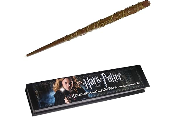 The Noble Collection Hermione Wand with Illuminating Tip