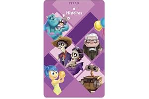 Yoto - Disney Pixar Les Histoires des Films, Livre Audio pour Enfants en français à écouter sur conteuse et boîte à Histoire pour Enfant Player Mini, premières Histoires du Soir 5 à 8 Ans