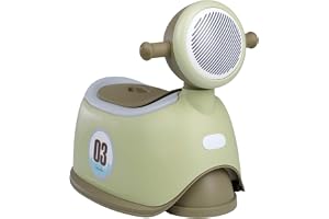 THERMOBABY Skoterkruka – lekfull kruka – babykruka – barntoalett – potten för renlighet – grön – 18+ månader