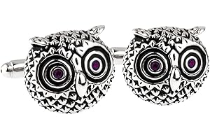 HONEY BEAR Hibou owl Bouton De Manchette Chouette Homme Chemise Poignet Col En Mariage Cadeau