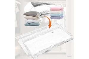 QUOTRE 130 x 240 cm, worki do przechowywania próżniowego, wielokrotnego użytku, wodoszczelna torba do przechowywania, ochraniacz materaca do przenoszenia, odkurzana torba do przechowywania pościeli dla lalek