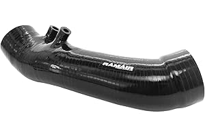 RAMAIR FILTERS RIP-002-BK Silikon-Ansaugschlauch für Honda Civic Typ R FN2, Schwarz