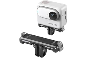 DUEQID Supporto magnetico per fotocamera Insta360 GO 3, sgancio rapido, pieghevole, 6,35 mm (1/4"), compatibile con Insta360 GO 3