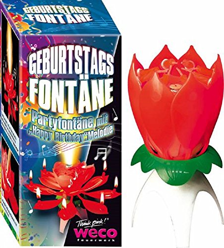 Weco Geburtstagsfontäne 'Happy Birthday' …