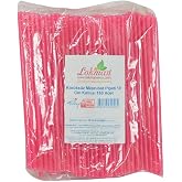 LokmanAVM K&ouml;r&uuml;ks&uuml;z Pipet Ayran Kola Meşrubat Pipeti 19 Cm Kırmızı 150 Adet Paket
