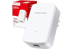 MERCUSYS ME10 N300Mbps WiFi Extender Booster, Easy One-Touch Setup, Internet Booster, Ethernet Port, Access Point,WiFi Repeater,TP-Link WiFi Extender,App Control Easy Setup,UK Plug