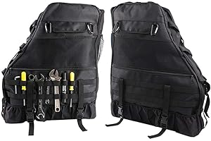 Goodtimera Wrangler 1 paire de sacs de rangement à roulettes pour Wrangler YJ CJ TJ JK JL 1941-2018 [4 portes], Sahara, Rubicon