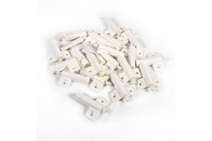 TNFEEON 20x Soft Quiet Close Kitchen Cabinet Door Drawer Kitchen Cabinet Door Stop Reduce Noise for Office/Cupboards/Drawers and Doors(White)