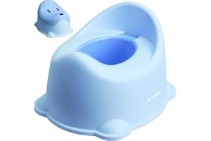 Navaris Nocnik dla niemowląt - Deska sedesowa z pokrywką dla dzieci, 36,5 x 31 x 24 cm, nocnik do nauki czystości dla dzieci, mini toaleta