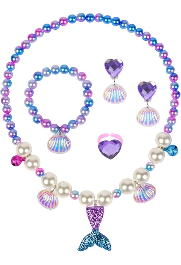 PinkSheep Assortiment de 24 bagues pour petites filles, réglables et sans doublon avec coffret cadeau, Acrylique