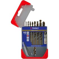 Coffret 8 Forets Bois TIVOLY - Ø 2 à 10mm Pointe Speed-Point Made In France