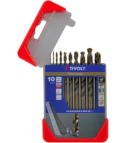 Assortimento 19pz Punte Trapano In HSS-G - Sistem-Fix, Porta Punte Trapano