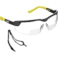 voltX GT ADJUSTABLE (2020 model) Bifocal Reading Safety Glasses (Clear Lens +1.0), UKCA & CE EN166FT Certified, Anti fog coated, UV400 Lens, Scratch resistant, Tilt and length adjustable earstems.