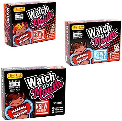 Card Boy Watch Ya' Mouth - Adult (NSFW) Phrase Expansion Pack #1+2+3