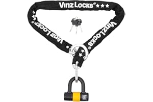 Cerradura de cadena Vinz Kungur tipo 3 | cerradura de cadena cerradura de rodillo cerradura blindada | 100-200 cm x ø10mm (200 cm)