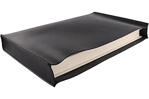 GuardV Faux Leather Pouch for Book, Bible, Hardcover, Paperback, and Other - Large Size