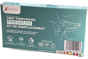 Remplacer Une Dent Manquante Vous Même avec le Kit de Remplacement De Fausse Dent Facile à Utiliser à la maison