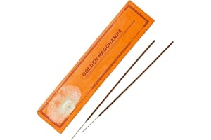 Bodhi® Premium Golden Nagchampa kadzidełka, z Nepalu, 100% naturalne i ekologiczne, 15 sztuk