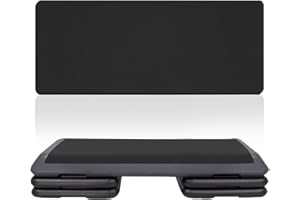KEAGAN Aerobic Exercise Step Platform Thick Mat (Not Included Step Platform) Turn Your Step Aerobics Platform Into a Comfortable Weight Bench Mat For Yoga Extra Cushion