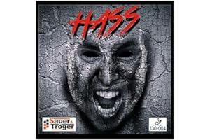 ‎SAUER & TRÖGER PIPSFACTORY GERMANY Sauer & Tröger Tischtennis Belag Kurze Noppe | HASS | Rot, Schwarz | 1,5 1,8 2,1