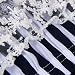 Koly 1Set Baby Girls Clothes Summer Infant Outfit Stripe Backless Dress+ shorts (24M)