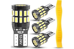 OUSHI Canbus 12V 24V Innenraumbeleuchtung Birne, 6000K Weiß Boot RV Camper Kofferraumlicht Outdoor Landschaft Innenhofbeleuchtung, 4 Stück