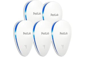 GIPFELFREUND Dimova PestLab Répulsif Anti-nuisibles 2025 amélioré, Double Technologie Ultrasons et Ondes Électromagnétiques, Utilisation immédiate · Sécurité Enfants & Animaux (x5 Dispositif PestLab)