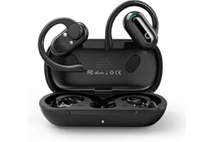 XINSRE Open Ear Headphones Bluetooth 5.3 Wireless Earbuds, True Wireless Over-Ear Headset with Adjustable Earhooks,55H Playtime, Stereo Sound, IPX7 Waterproof Sports Earphones for Running, Driving