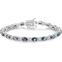 FANCIME Orecchini da donna in argento Sterling 925, placcati in