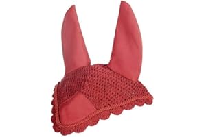 HKM Ear bonnet Dark Red/Dark Red Cob