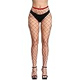 Simply Joshimo Womens Wide Whale Net Fishnet Tights - Large Diamond Hole Pantyhose