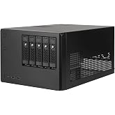 SilverStone Technology CS351, Hot-Swapping &ouml;zellikli SAS-12G-/SATA-6G-NAS kasa, 5 yuvalı ve y&uuml;ksek performanslı, SST-CS351, s