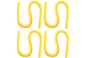 PATIKIL 540 x 5mm Set di Strisce di Carta per Quilling, 480 Pz Strisce Carta per Quilling per Arte Fai da Te Artigianale, Natale, Giallo Chiaro a Gradiente