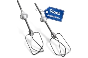 ‎VIOKS VIOKS Handmixer Rührbesen Ersatz für Krups SS-192926 Set 2x Ersatz Rührstäbe für Handmixer Krups Mixer 3 Mix 7000, 3 Mix 9000, Handrührgerät