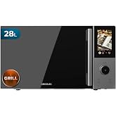 Cecotec Digital Microwave, Touch, Convection and Grill 28L Convection 2800 Touch. 900W in 5 Levels, Grill 1200W, Convection 2