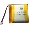 SHAWOROCE Batteria 3,7 V 1200 mAh 603450 compatibile con Sony Gold