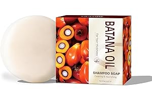 Vawolecy Barre de shampoing à l’huile Batana pour la croissance des cheveux, PH équilibré, sans silicone, barres solides à l’huile de Batana pour épaissir et renforcer les cheveux