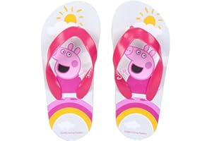 CERDÁ LIFE'S LITTLE MOMENTS Ciabatte Spiaggia Bambina con Figure dei Personaggi di Peppa Pig | Realizzate in Gomma Eva-Licenza Ufficiale Hasbro, Sandali, Rosa, 25 EU