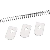 Leifheit Ersatzteile, 3 Abstreifgummis und Feder, passend für Leifheit Kirschentkerner Cherrymat Art. Nr. 37200 und 37209