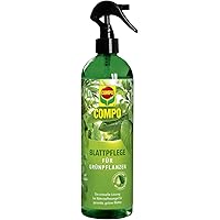 Compo Blattpflege für Grünpflanzen, Blattdünger für alle Grünpflanzen und Palmen, 500 ml