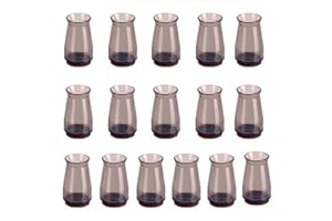 LAOXIANGJI 16 Piezas Tapas de Piernas de Silla,Protector Patas Sillas,Silicona Protector Sillas Patas,Protector Patas Sillas Silicona con Fieltro, Protectores de Piso de Silla,14-18mm