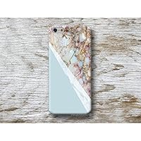 Blau Marmor Hülle Handyhülle für iPhone 4 4s 5 5se se 5C 5S 6 6s 7 Plus iPhone 8 Plus iPod 5 6
