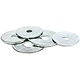 Large Flat Repair Washer Steel Penny Repair Mudguard Car Body Washers (Pack of 20) (M5 x 20mm x 1.25mm)