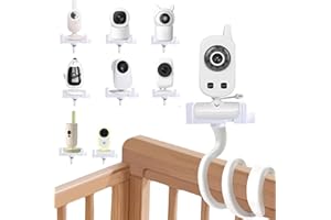 Orizizhic Soporte compatible con vigilabebés GHB, soporte universal para cámara de bebé compatible con Philips Avent vigilabebés momcozy ieGeek Boifun, monitor de bebé ajustable, soporte para teléfono