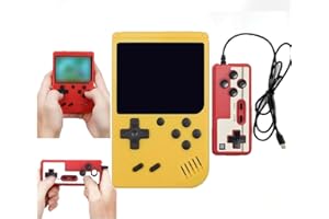 IRILEKI Console De Jeux Portable, Retro Handheld Game Console Retrogaming Retro avec 400 Jeux Classiques, 2 Joueurs Meuble TV Consoles de Jeu Portables, Cadeaux de Noël