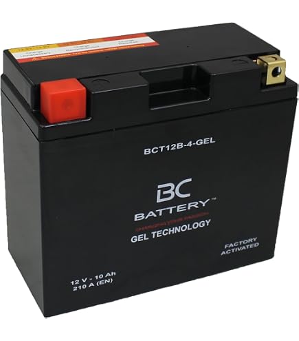 Batterie GEL Fulbat FT12B-4 12V 10.5Ah - Sans Entretien - Pour Sports Motorisés Et Alarme