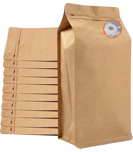 Evergreen Goods 50 Kraft Brown Window Pouch Paper Bag - 160x260 Mm| Heat Sealable & Zip Lock Bags Moistureproof | Easy Stronge Splashproof | Food Packaging Coffee Beans | Gifts For Valentine - View #14
