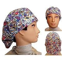 Surgical caps, Haube, kappe, Medizinische, küche, Für lange Haare. Kaschmir. Mit Ihrem Namen auf freie Optionen.