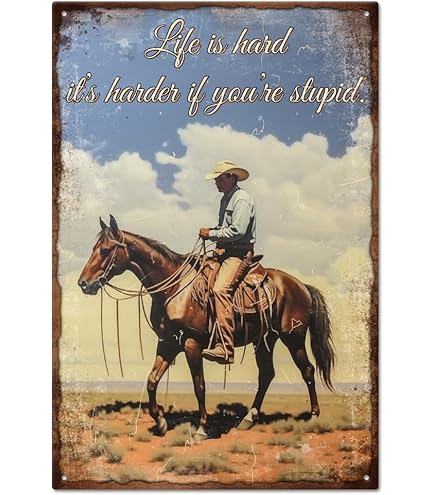 20 x 30 cm metalen bord geschikt voor Lucky LUKE Comic Fans - Western